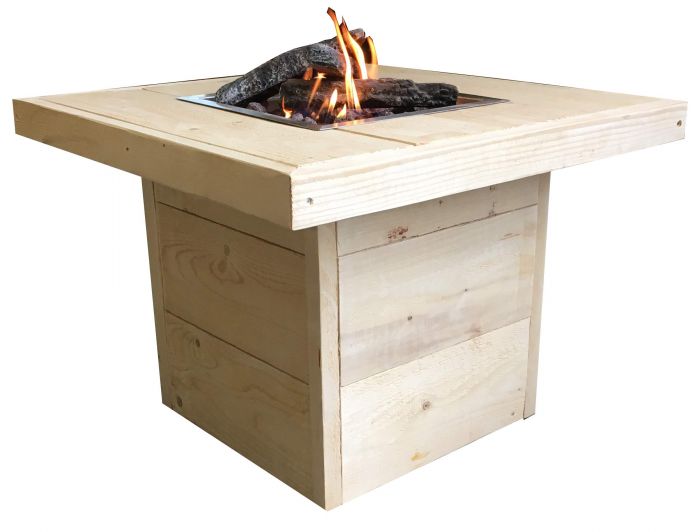 Manhattan Fantastisch Duplicaat Enjoy vuurtafel Leaf - nieuw steigerhout