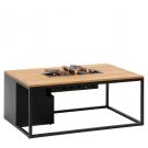 Cosiloft black/teak rechthoek met gratis glasset