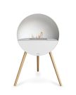 Le Feu Eye bio ethanol haard - white/soaptreated oak
