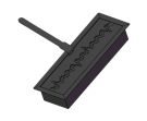 Easyfires bio ethanol inbouwbrander Flow 45x16x8 cm