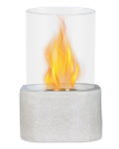 Enjoyfires bio ethanol tafelhaard 26x26x36 cm - cementgrijs