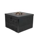 Enjoyfires vuurtafel Block zwart steigerhout 100x100x55 cm