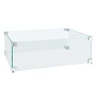 Glasombouw Easyfires 55x30 cm - rvs