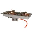Easyfires inbouwbrander 76x26 cm - rvs