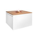 Easyfires vuurtafel cube vierkant wit