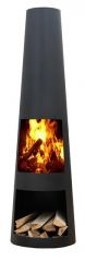 Rengo Gartenkamin schwarz 145