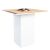 Cosiloft bartable white/teak
