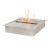 Easyfires RVS bio-ethanol inbouwbrander 37x37 cm