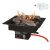 Easyfires inbouwbrander 40x40 cm - zwart
