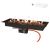Easyfires inbouwbrander 76x26 cm - zwart