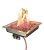 Easyfires inbouwbrander 50x50 cm - rvs
