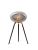 Le Feu Ground wood nickel - rose gold/black bio ethanol haard