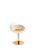 Le Feu Ground Steel Low white - rose gold bio ethanol haard