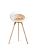 Le Feu Ground wood white - rose gold/soaptreated oak bio ethanol haard