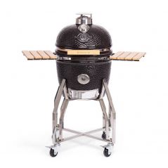 Yakiniku kamado barbecue houtskool keramisch 16'' met onderstel en zijtafels